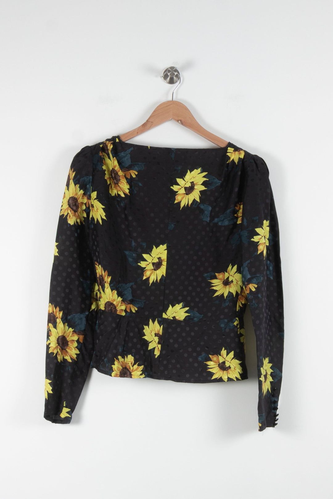 Blouse Noire et Jaune - Taille S/36 de la marque The Kooples | PARAD84285 - Vendu par Paradigme - Image 4