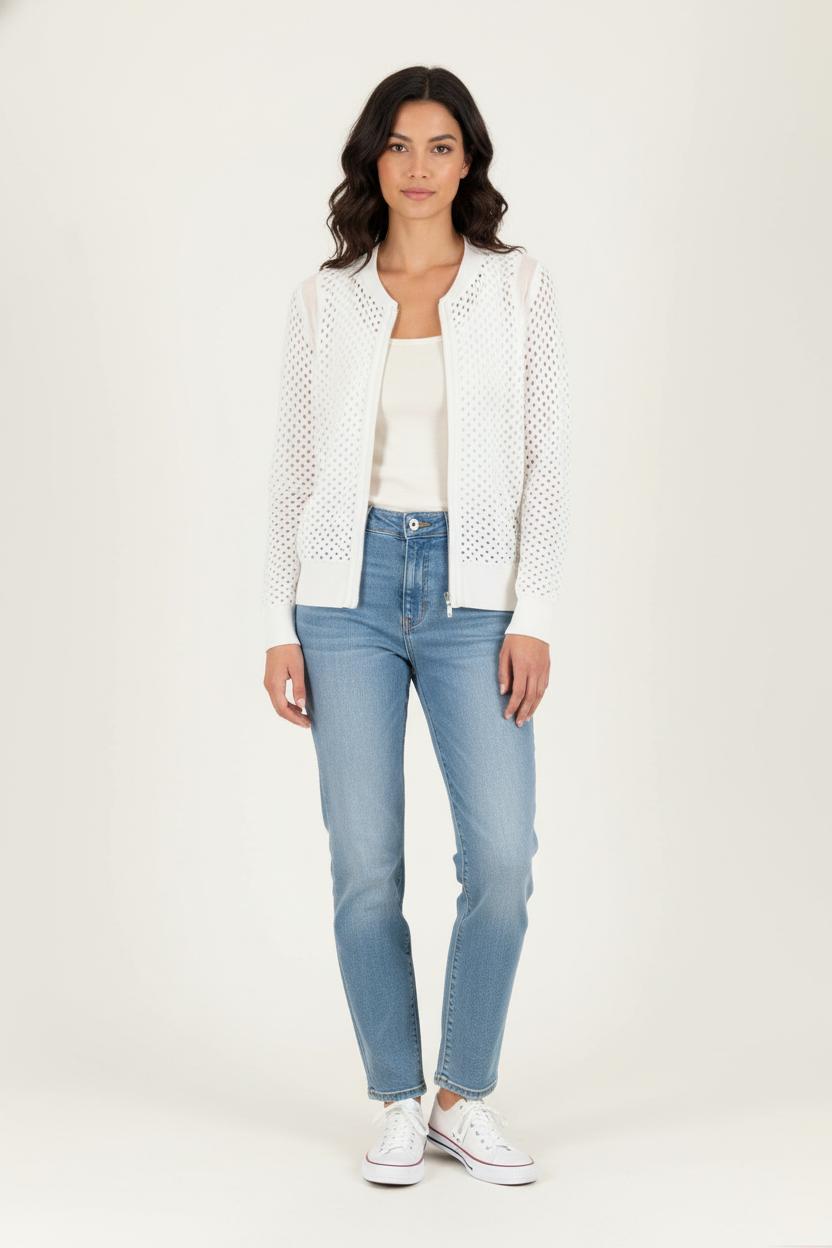 Blouson Blanc - Taille XS/34 de la marque IKKS | PARAD84293 - Vendu par Paradigme - Image 1