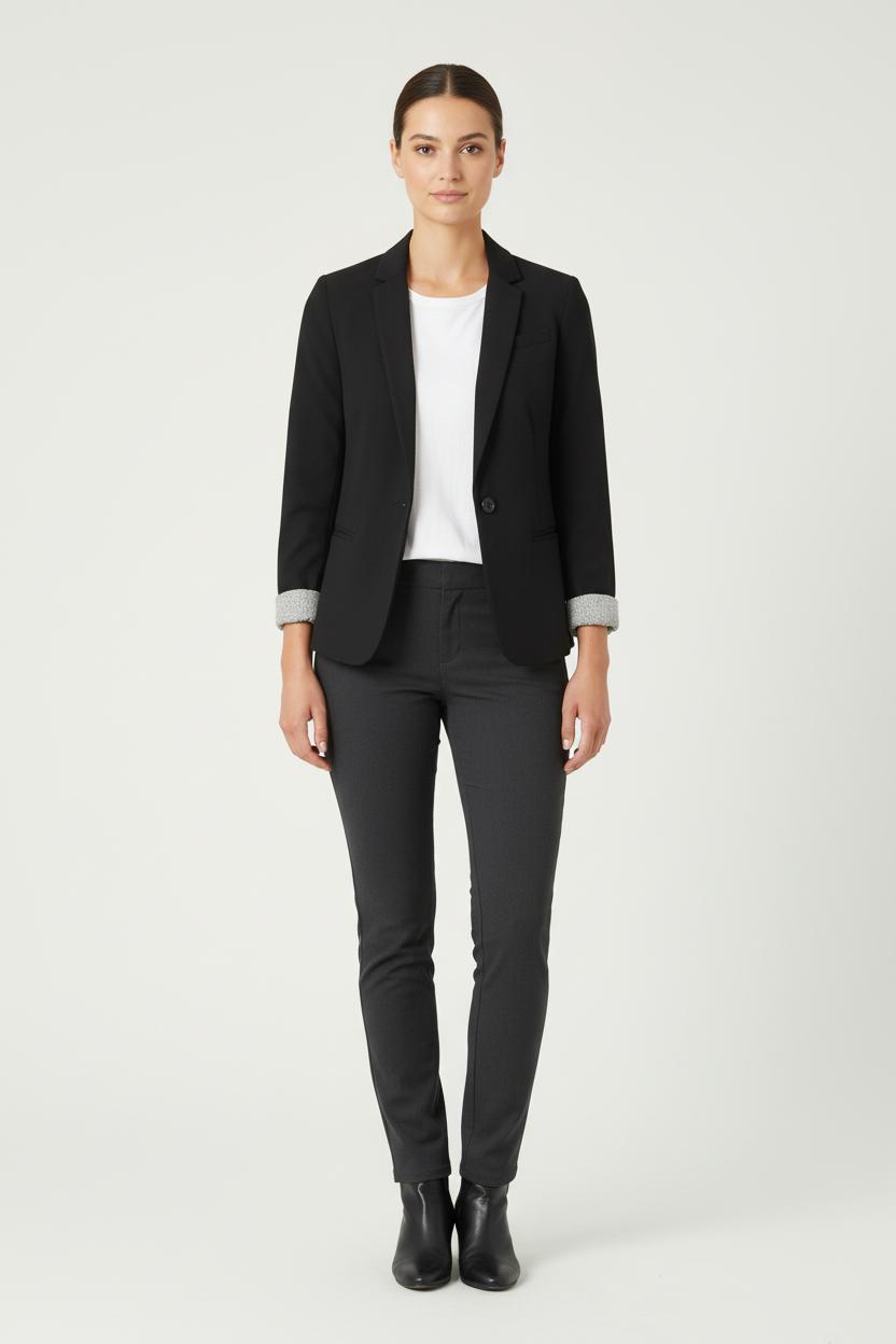 Blazer Noir - Taille S/36 de la marque IKKS | PARAD84299 - Vendu par Paradigme - Image 1
