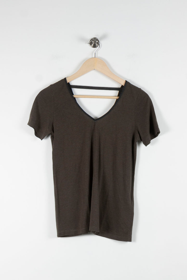 Tee-shirt Marron - Taille S/36 de la marque ZAPA | PARAD84302 - Vendu par Paradigme - Image 2