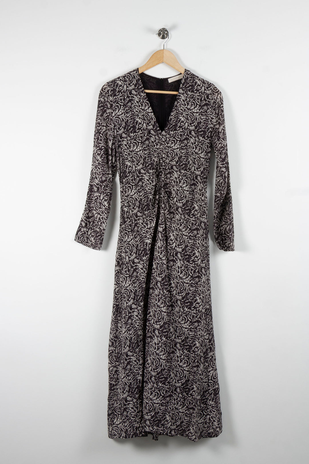 Robe Longue Noire et Blanche - Taille M/38 de la marque Vanessa Bruno | PARAD84312 - Vendu par Paradigme - Image 2