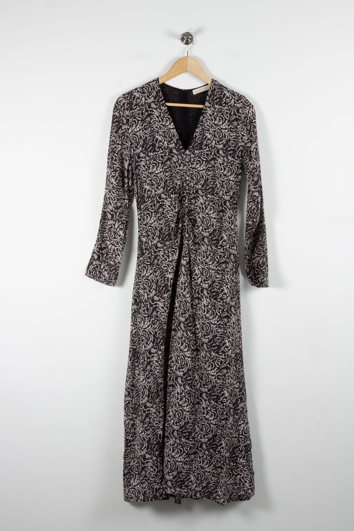 Robe Longue Noire et Blanche - Taille M/38 de la marque Vanessa Bruno | PARAD84312 - Vendu par Paradigme - Image 2
