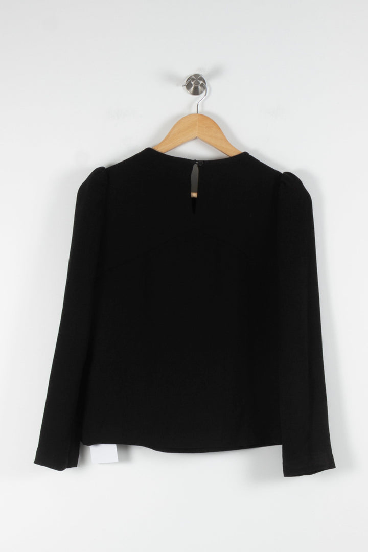 Blouse Noire - Taille S/36 de la marque ba&sh | PARAD84319 - Vendu par Paradigme - Image 4