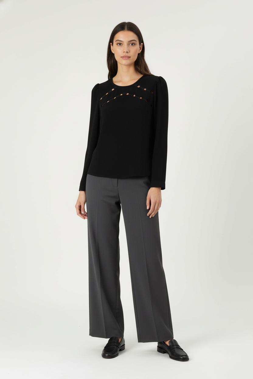 Blouse Noire - Taille S/36 de la marque ba&sh | PARAD84319 - Vendu par Paradigme - Image 1
