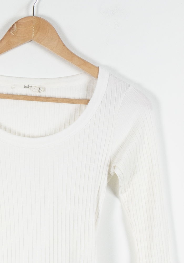 Pull Blanc - Taille S/36 de la marque ba&sh | PARAD84322 - Vendu par Paradigme - Image 3