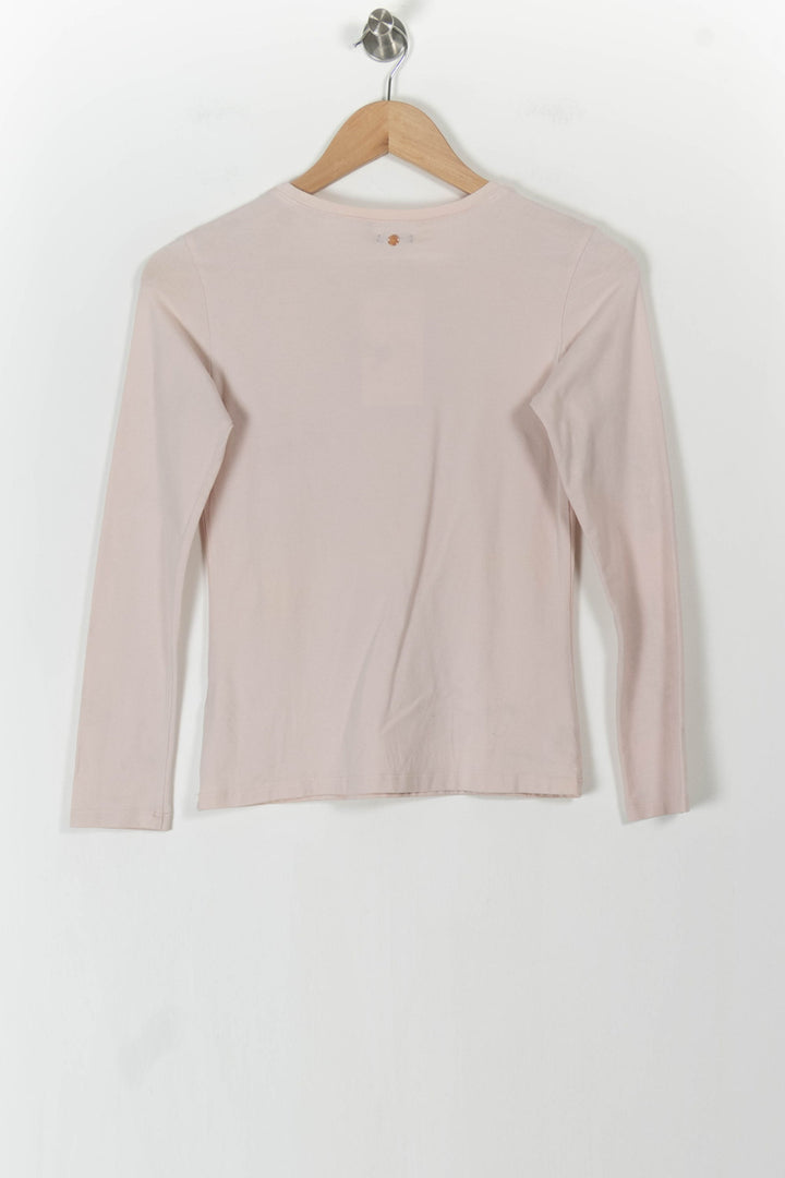 T-shirt Manche Longue Rose - Taille XS/34 de la marque IKKS | PARAD84329 - Vendu par Paradigme - Image 4
