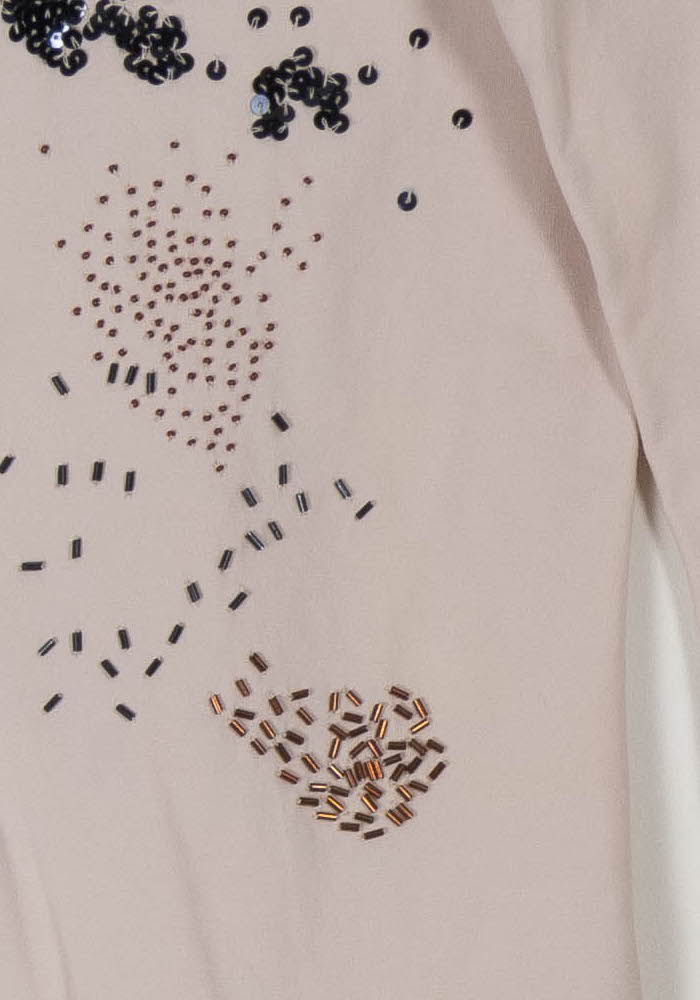 T-shirt Manche Longue Rose - Taille XS/34 de la marque IKKS | PARAD84329 - Vendu par Paradigme - Image 3