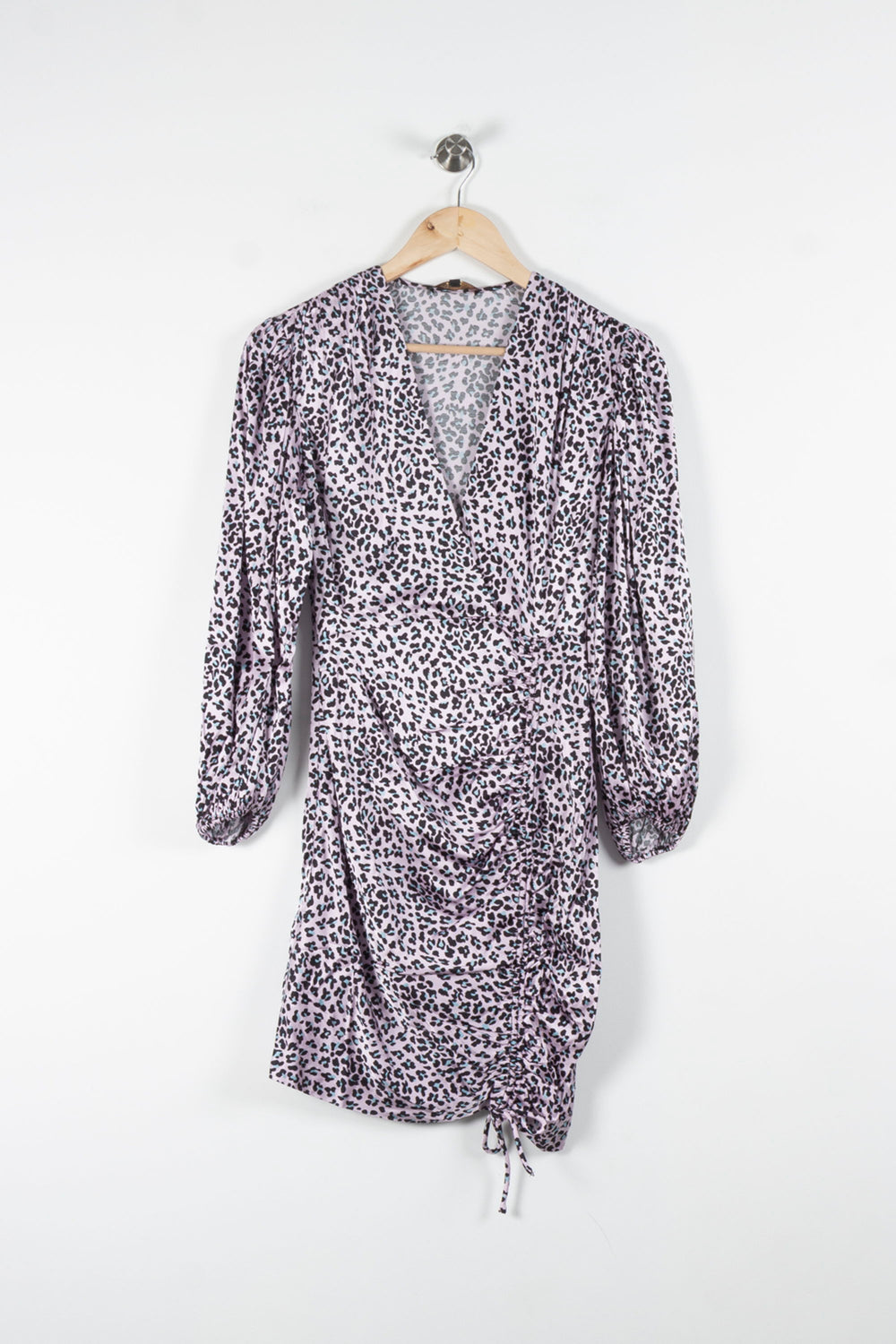 Robe Porte-feuille Rose et Noire - Taille S/36 de la marque Maje | PARAD84333 - Vendu par Paradigme - Image 2