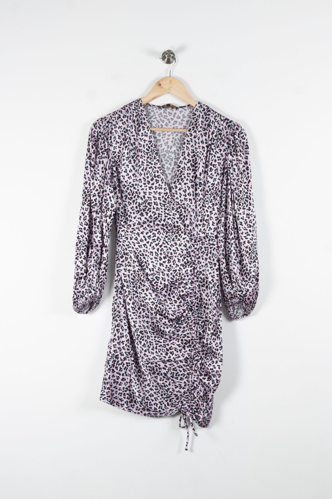 Robe Porte-feuille Rose et Noire - Taille S/36 de la marque Maje | PARAD84333 - Vendu par Paradigme - Image 2