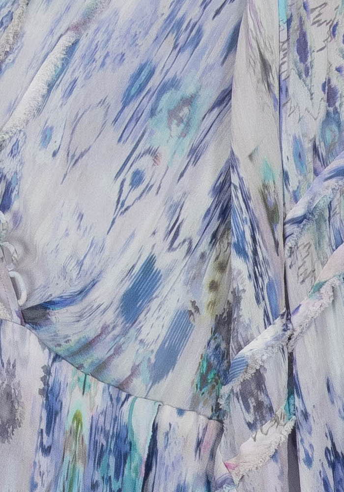 Robe Imprimée Bleu et Violet - Taille S/36 de la marque IRO | PARAD84334 - Vendu par Paradigme - Image 3