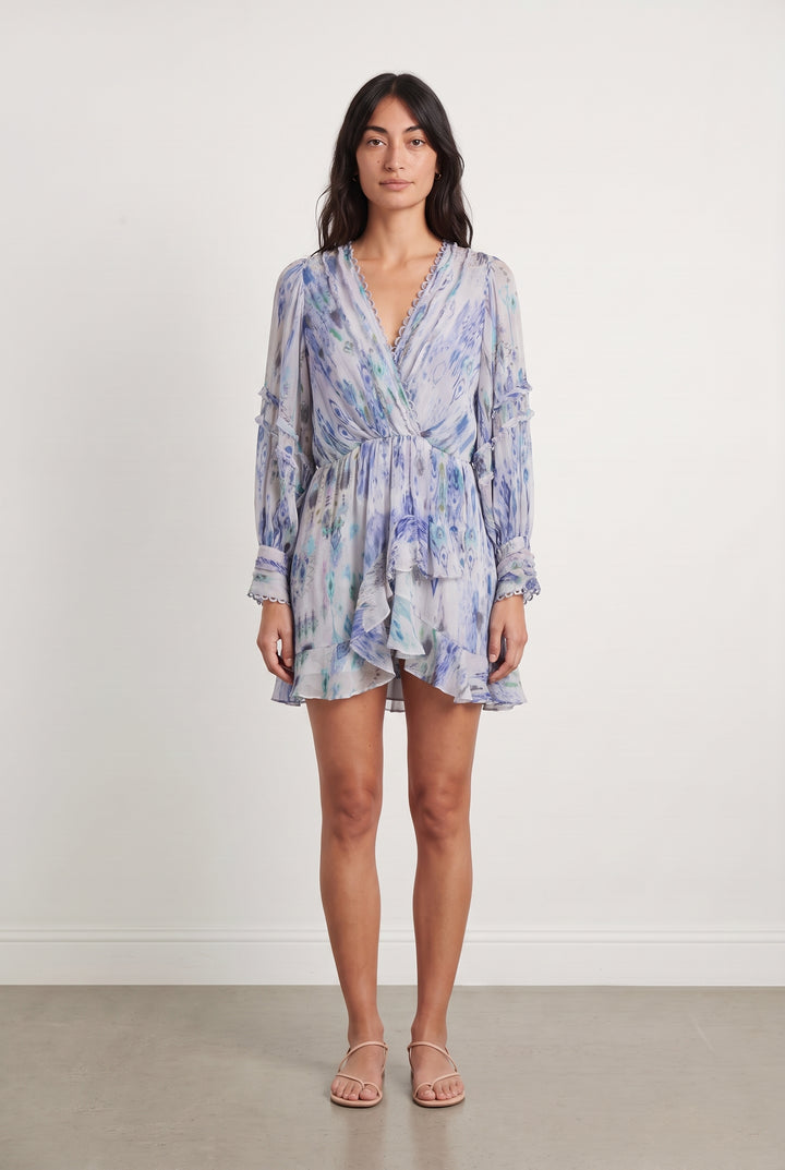 Robe Imprimée Bleu et Violet - Taille S/36 de la marque IRO | PARAD84334 - Vendu par Paradigme - Image 1