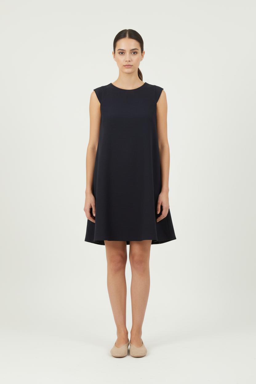 Robe Trapèze Bleue - Taille XS/34 de la marque Karl Marc John | PARAD84347 - Vendu par Paradigme - Image 1