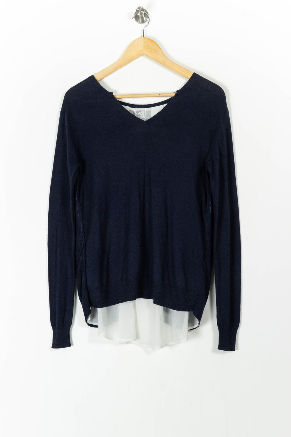 Pull Bleu et Blanc - Taille S/36 de la marque Karl Marc John | PARAD84348 - Vendu par Paradigme - Image 2