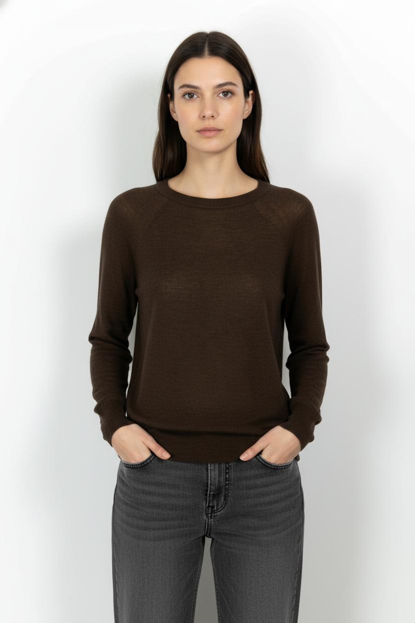 Pull Marron - Taille XL/42 de la marque Rodier | PARAD84356 - Vendu par Paradigme - Image 1