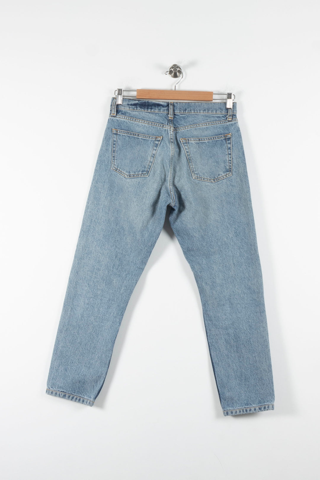 Jean Délavé Bleu - Taille S/36 de la marque ba&sh | PARAD84358 - Vendu par Paradigme - Image 4