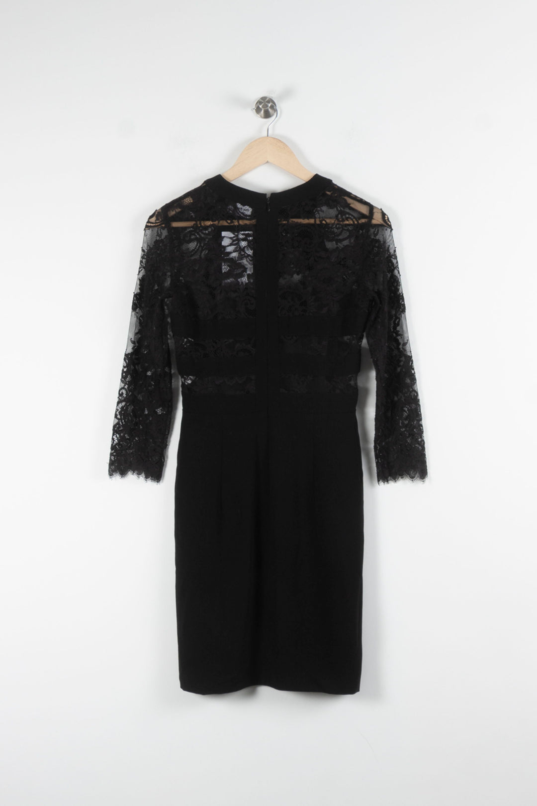 Robe Midi Noire - Taille XS/34 de la marque The Kooples | PARAD84365 - Vendu par Paradigme - Image 4