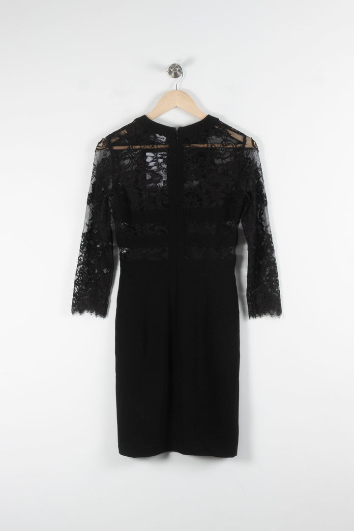 Robe Midi Noire - Taille XS/34 de la marque The Kooples | PARAD84365 - Vendu par Paradigme - Image 4