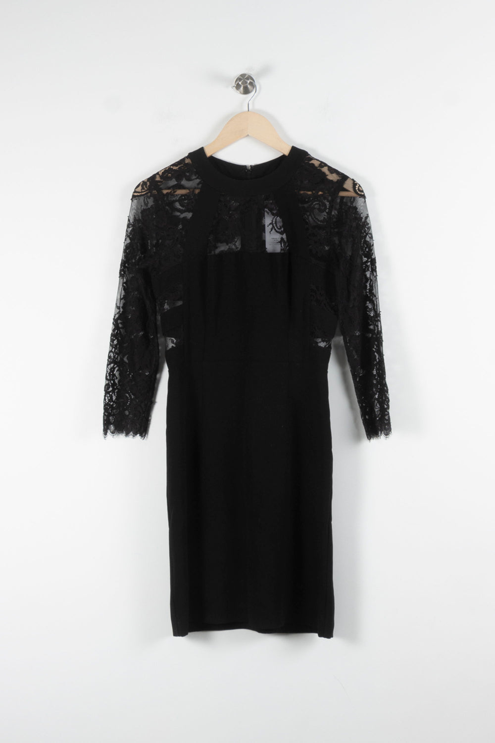 Robe Midi Noire - Taille XS/34 de la marque The Kooples | PARAD84365 - Vendu par Paradigme - Image 2