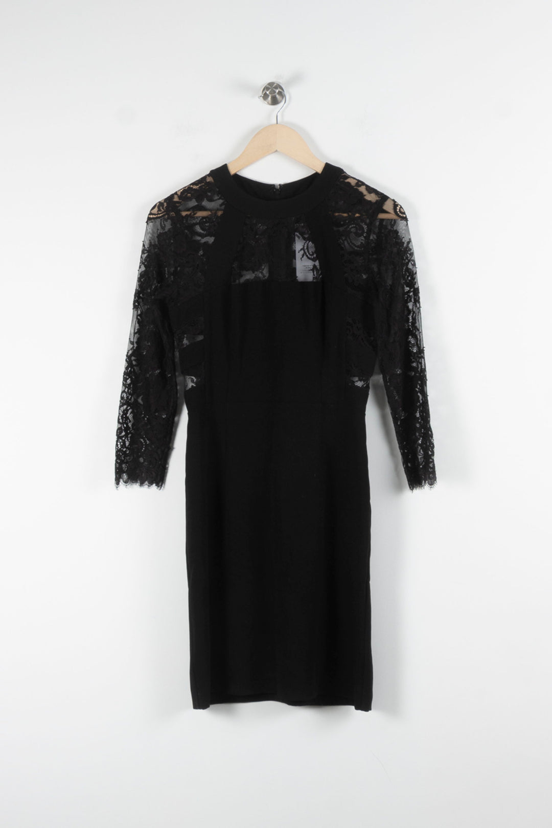 Robe Midi Noire - Taille XS/34 de la marque The Kooples | PARAD84365 - Vendu par Paradigme - Image 2