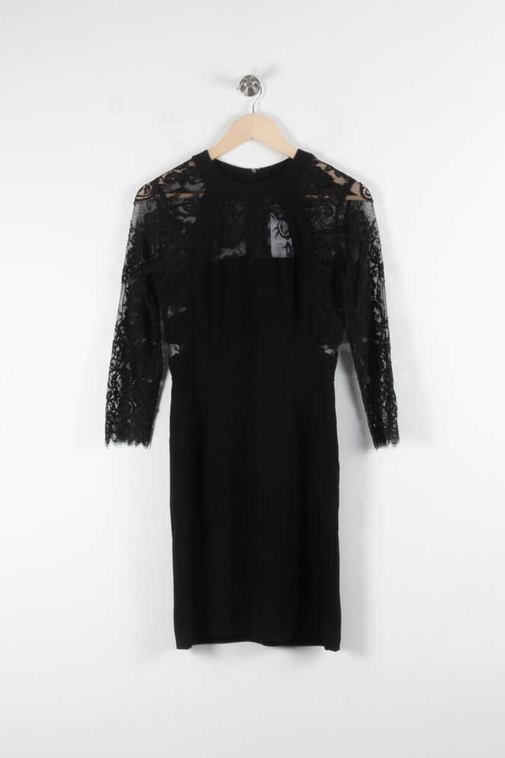 Robe Midi Noire - Taille XS/34 de la marque The Kooples | PARAD84365 - Vendu par Paradigme - Image 2