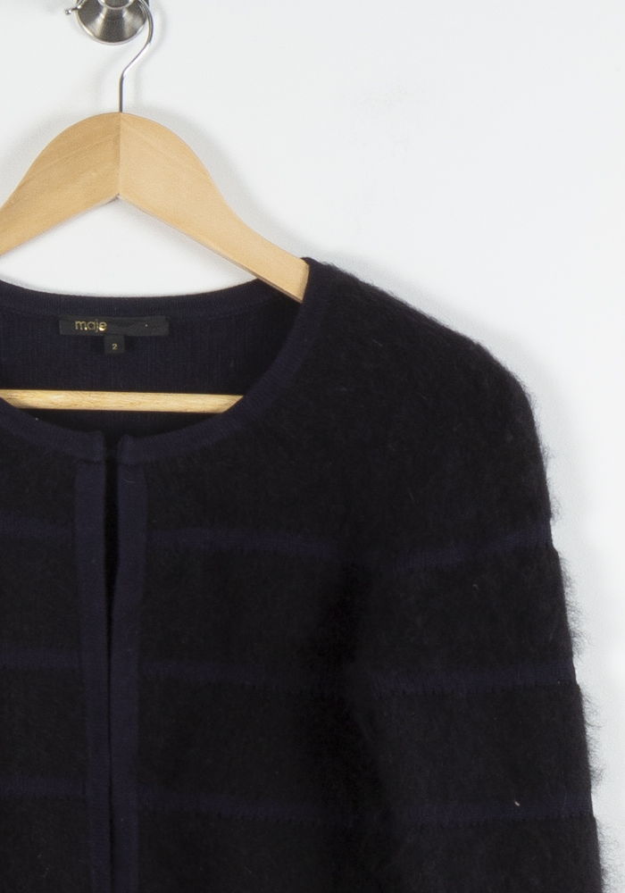 Cardigan Bleu - Taille M/38 de la marque Maje | PARAD84372 - Vendu par Paradigme - Image 3