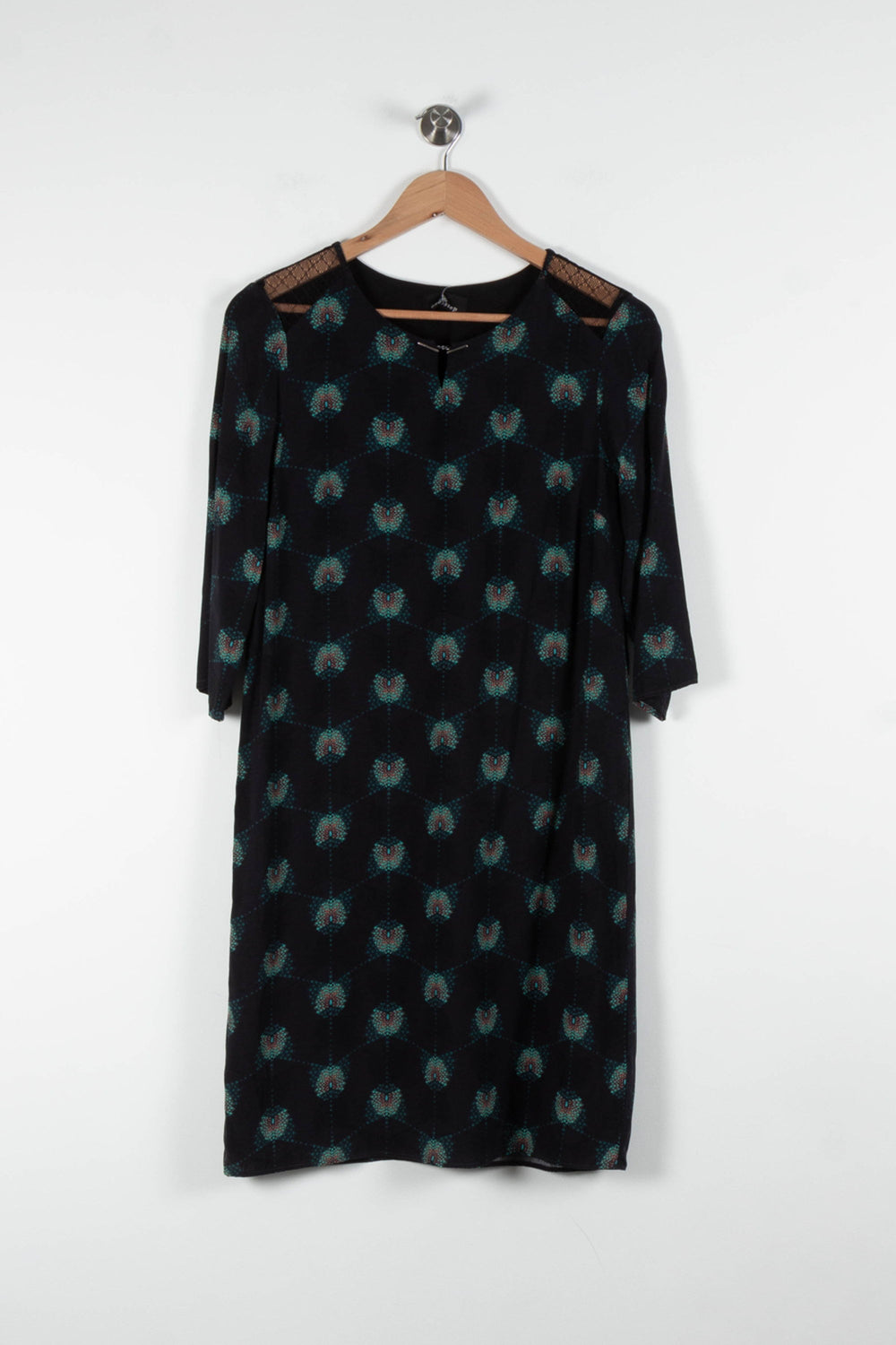 Robe Courte Noire et Verte - Taille S/36 de la marque One Step | PARAD84398 - Vendu par Paradigme - Image 2