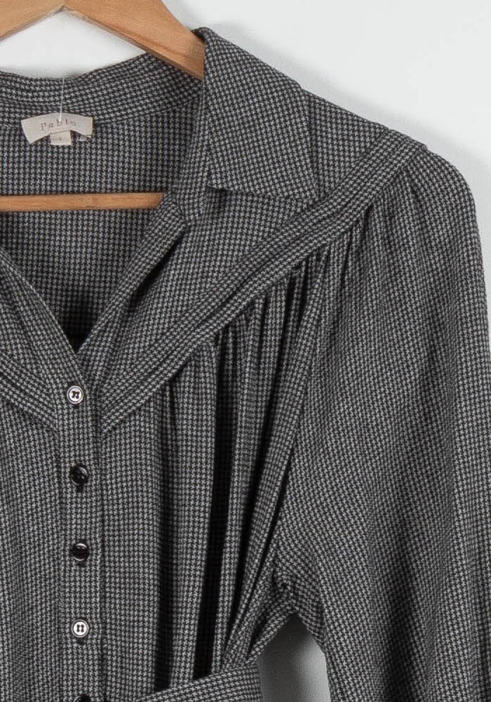 Robe Chemise Grise - Taille S/36 de la marque Pablo | PARAD84399 - Vendu par Paradigme - Image 3