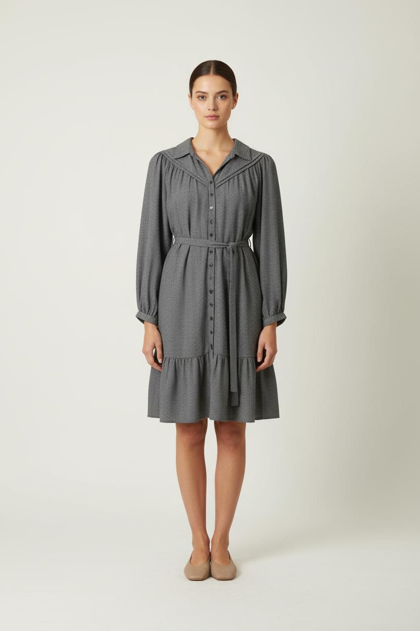 Robe Chemise Grise - Taille S/36 de la marque Pablo | PARAD84399 - Vendu par Paradigme - Image 1