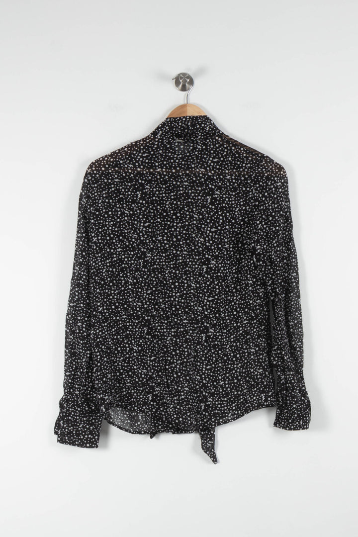 Blouse Noire et Blanche - Taille S/36 de la marque IKKS | PARAD84403 - Vendu par Paradigme - Image 4