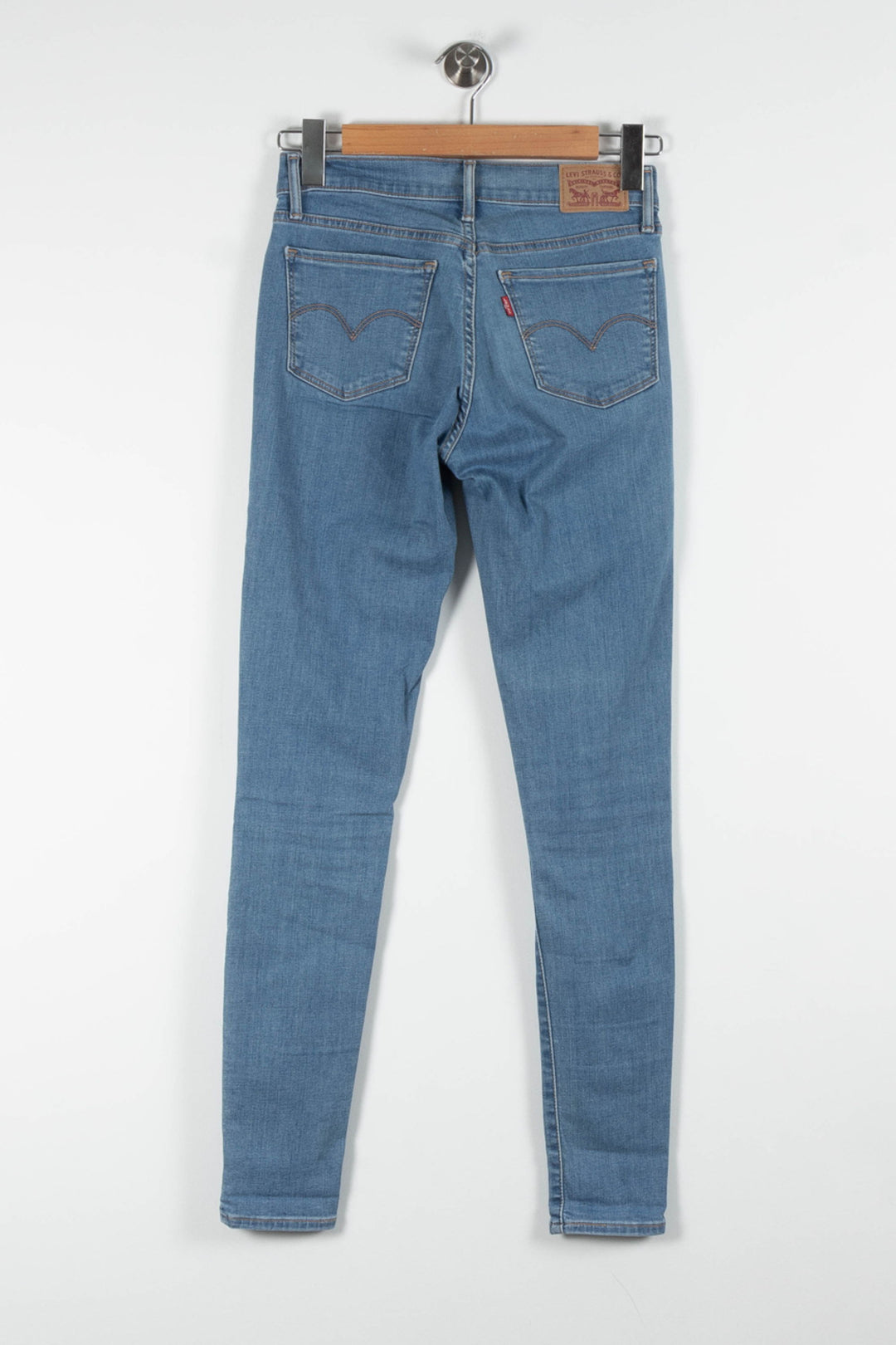 Jean Skinny Bleu - Taille S/36 de la marque Levi's | PARAD84404 - Vendu par Paradigme - Image 4