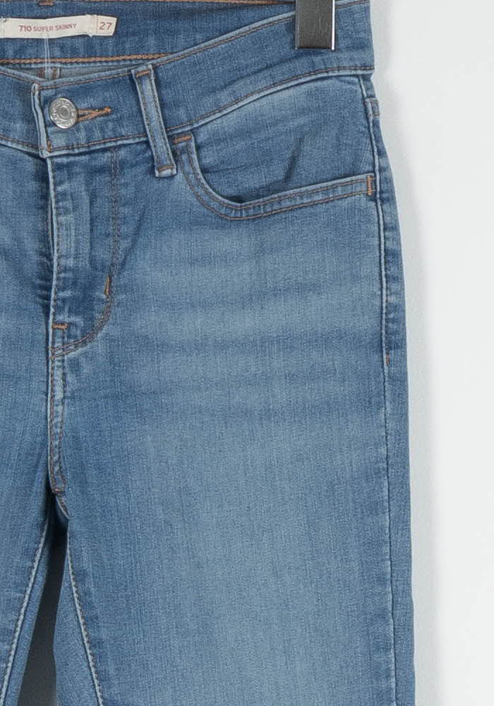 Jean Skinny Bleu - Taille S/36 de la marque Levi's | PARAD84404 - Vendu par Paradigme - Image 3