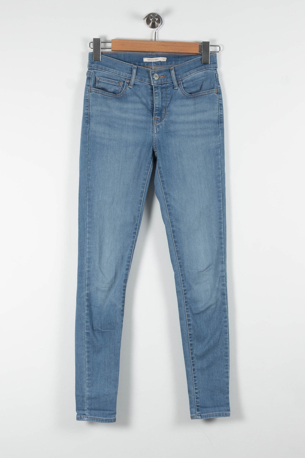 Jean Skinny Bleu - Taille S/36 de la marque Levi's | PARAD84404 - Vendu par Paradigme - Image 2