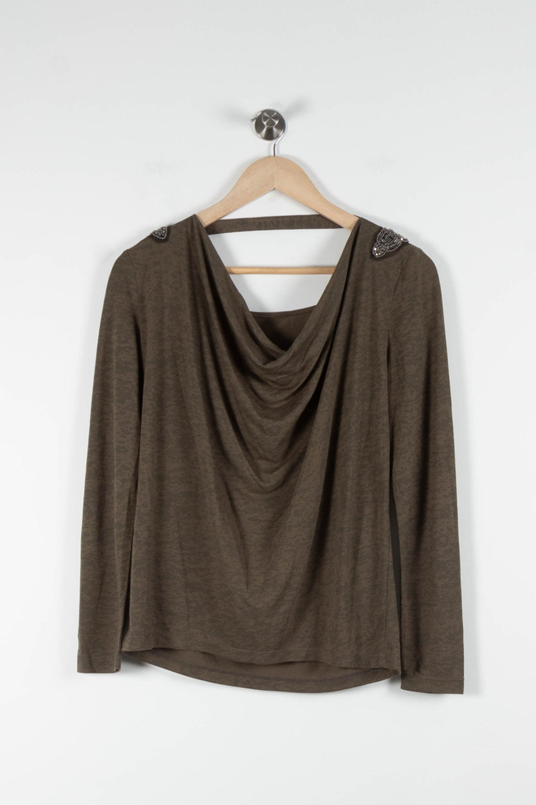 Tee-shirt Manches Longues Vert - Taille XS/34 de la marque IKKS | PARAD84406 - Vendu par Paradigme - Image 4
