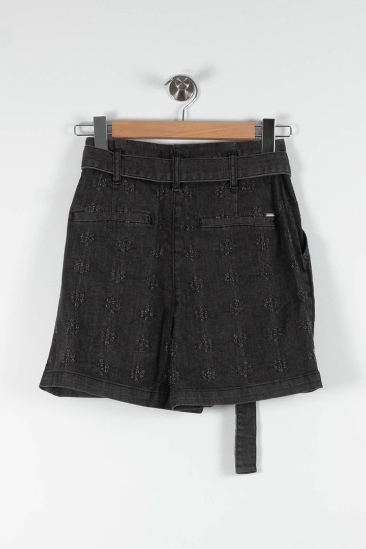 Short Ceinturé Gris - Taille S/36 de la marque IKKS | PARAD84407 - Vendu par Paradigme - Image 4