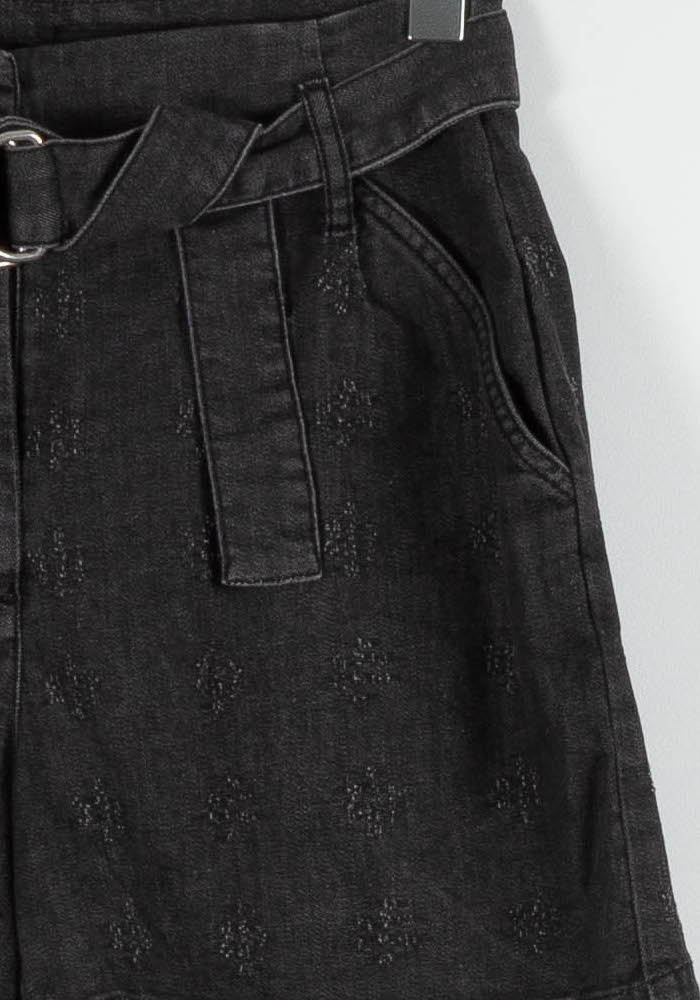 Short Ceinturé Gris - Taille S/36 de la marque IKKS | PARAD84407 - Vendu par Paradigme - Image 3