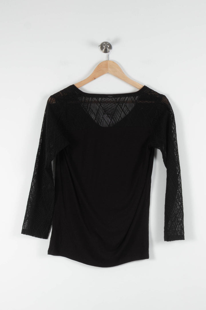 Tunique Noire - Taille S/36 de la marque IKKS | PARAD84409 - Vendu par Paradigme - Image 4
