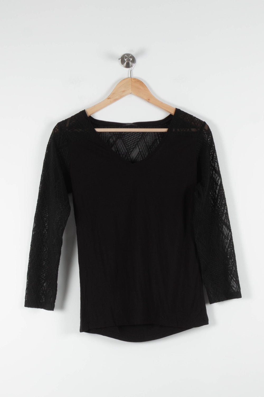 Tunique Noire - Taille S/36 de la marque IKKS | PARAD84409 - Vendu par Paradigme - Image 2