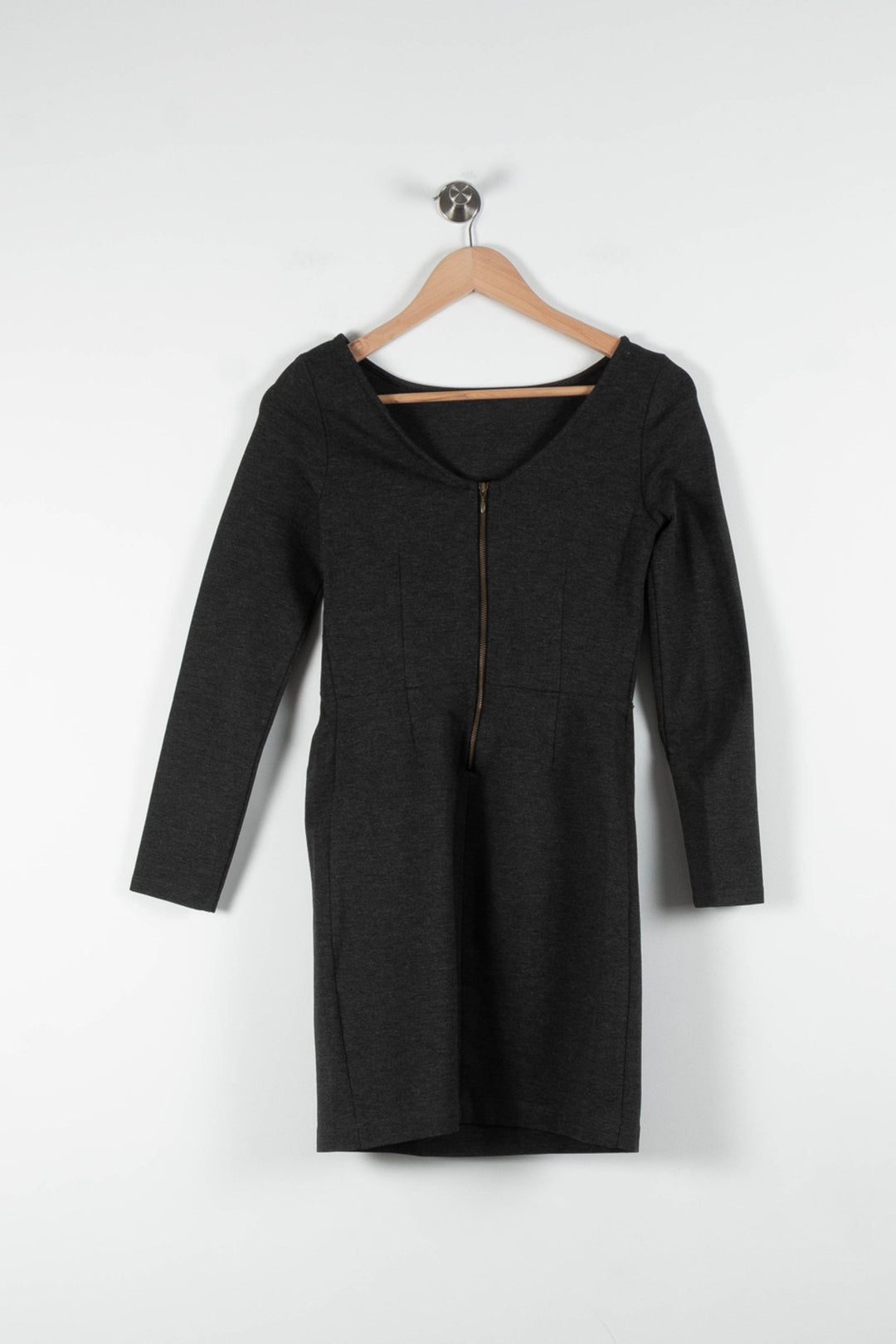 Robe Droite Grise - Taille XS/34 de la marque IKKS | PARAD84410 - Vendu par Paradigme - Image 4