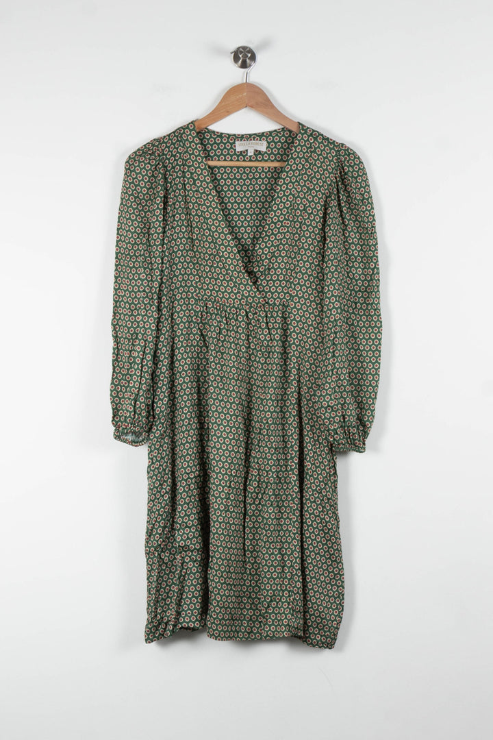 Robe Midi Verte - Taille S/36 de la marque Stella Forest | PARAD84414 - Vendu par Paradigme - Image 2