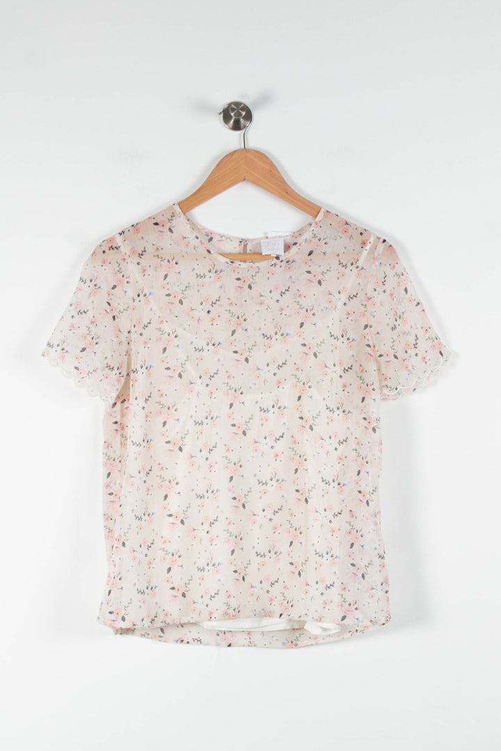 Blouse Rose et Blanche - Taille XS/34 de la marque Karl Marc John | PARAD84420 - Vendu par Paradigme - Image 2