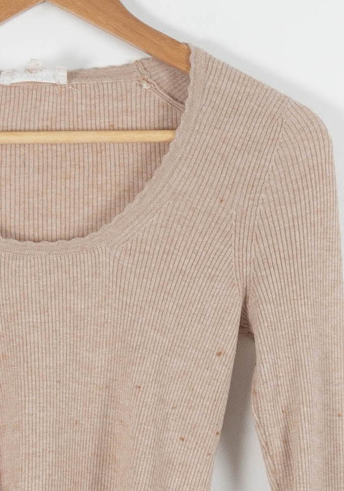 Pull Fin Beige - Taille S/36 de la marque Grace & Mila | PARAD84424 - Vendu par Paradigme - Image 3