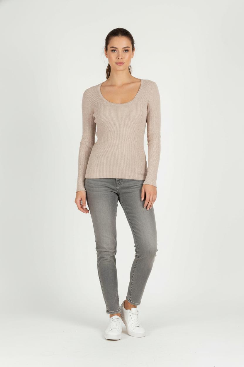 Pull Fin Beige - Taille S/36 de la marque Grace & Mila | PARAD84424 - Vendu par Paradigme - Image 1