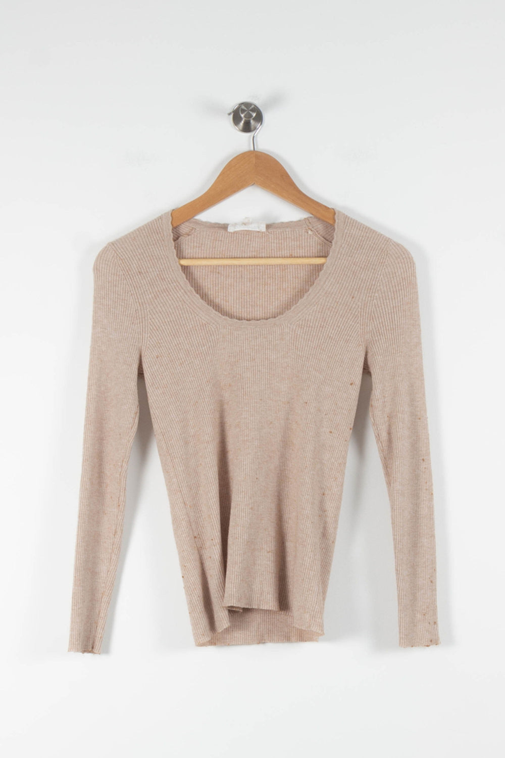 Pull Fin Beige - Taille S/36 de la marque Grace & Mila | PARAD84424 - Vendu par Paradigme - Image 2