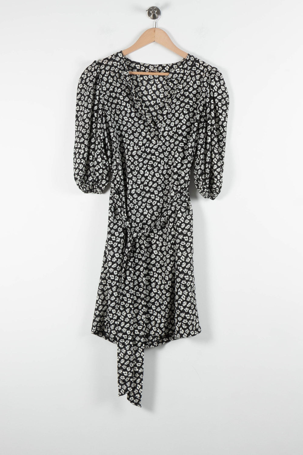 Robe Portefeuille Noire et Blanche - Taille S/36 de la marque Pablo | PARAD84438 - Vendu par Paradigme - Image 2