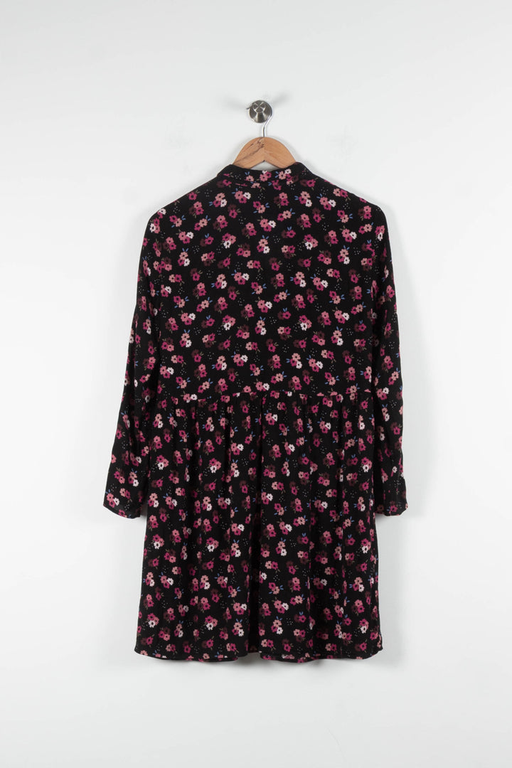Robe Midi Noire et Rose - Taille XS/34 de la marque Des petits hauts | PARAD84442 - Vendu par Paradigme - Image 4
