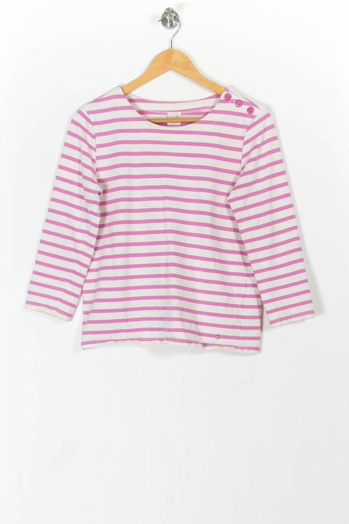Marinière Rose et Blanche - Taille S/36 de la marque Des petits hauts | PARAD84445 - Vendu par Paradigme - Image 2