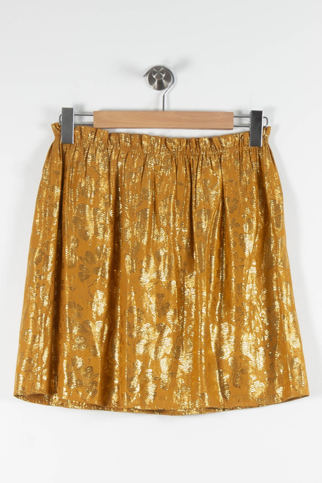 Jupe Plissée Dorée - Taille S/36 de la marque Des petits hauts | PARAD84448 - Vendu par Paradigme - Image 4