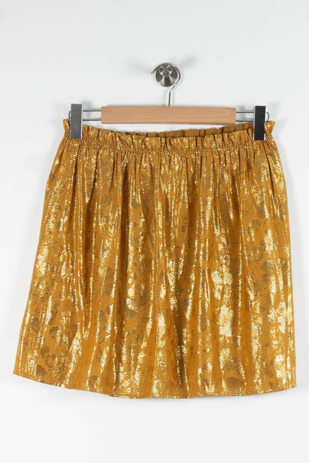 Jupe Plissée Dorée - Taille S/36 de la marque Des petits hauts | PARAD84448 - Vendu par Paradigme - Image 2