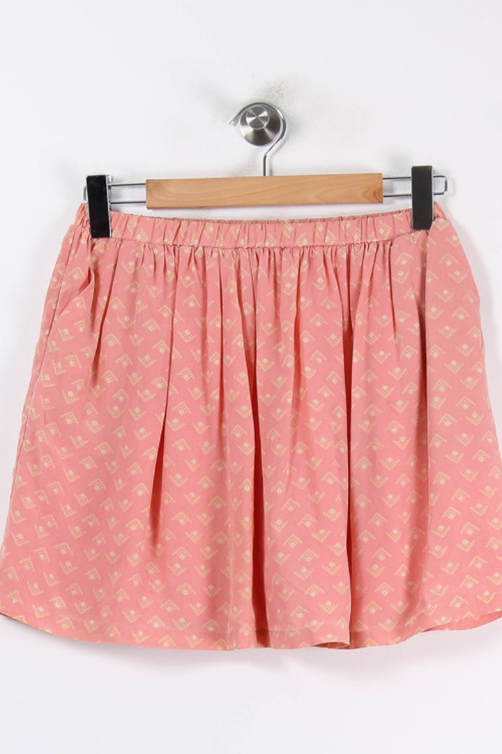 Jupe Courte Rose - Taille M/38 de la marque Des petits hauts | PARAD84449 - Vendu par Paradigme - Image 2