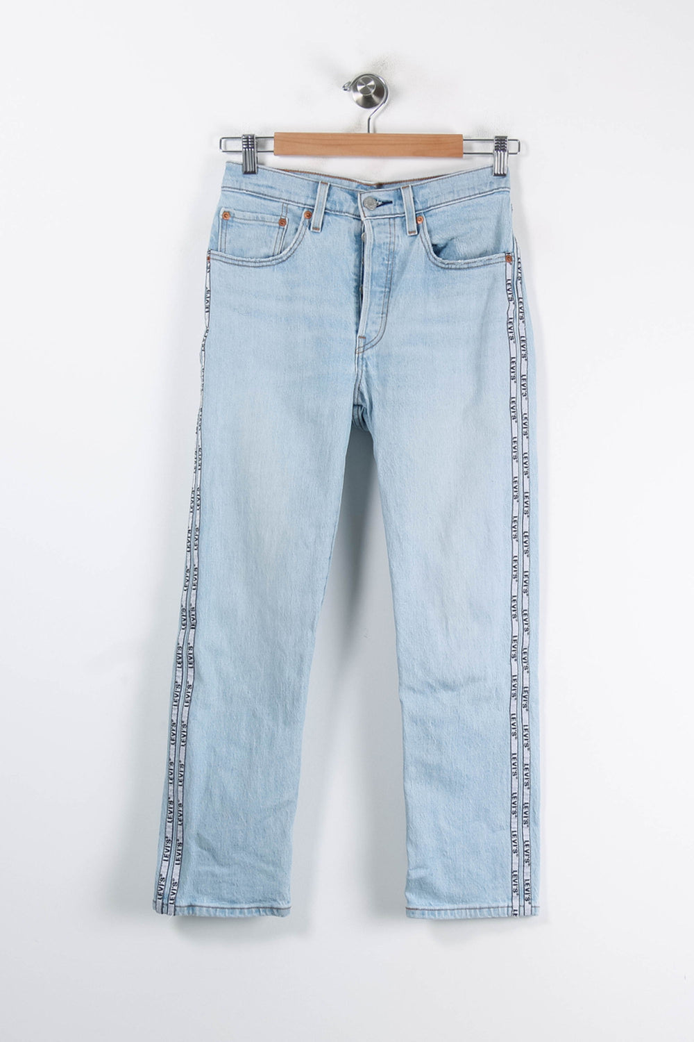 Jean Droit Bleu Clair - Taille S/36 de la marque Levi's | PARAD84458 - Vendu par Paradigme - Image 2